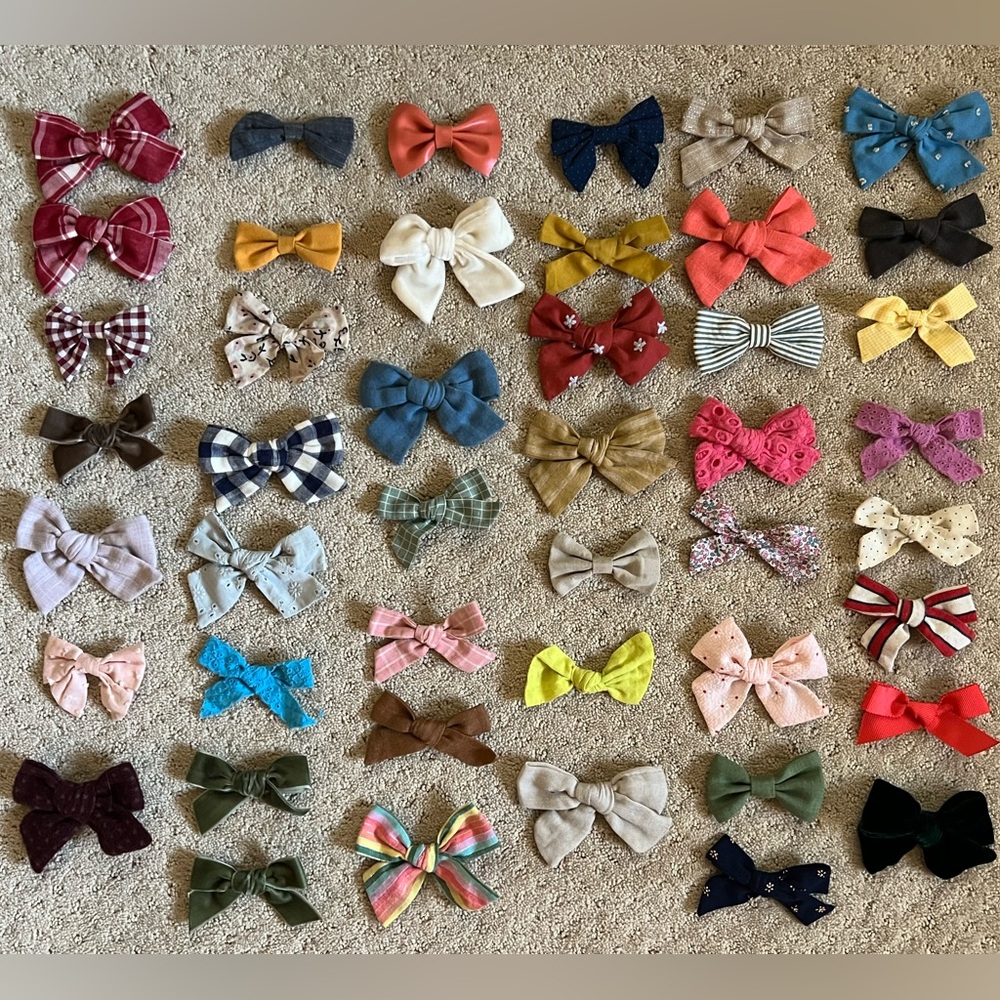 Lot of Little Poppy Co. Alligator Clip Bows